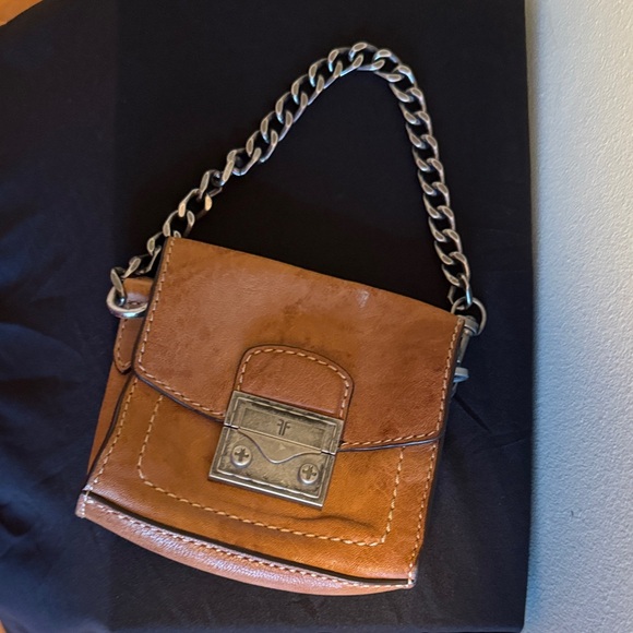 Frye Tan Leather Crossbody Bag - Picture 3 of 4